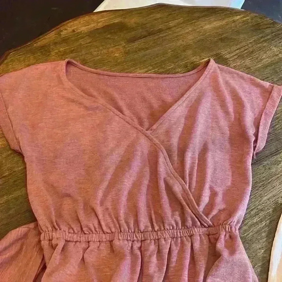 Maurices 24/7 French Terry Reversible Short Sleeve Jumpsuit Size Small - Picture 12 of 12